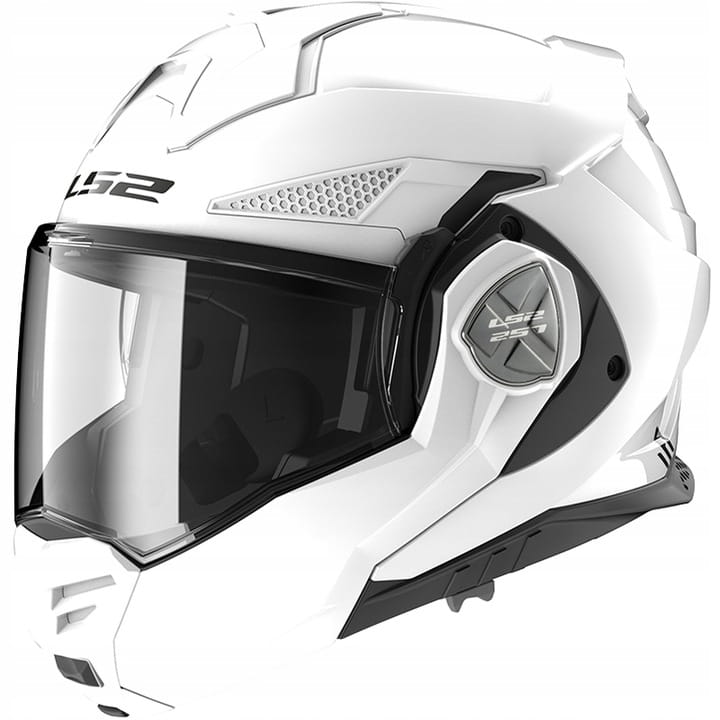 LS2 FF901 ADVANT X SOLID WHITE KASK MOTOCYKLOWY SZCZĘKOWY (L)