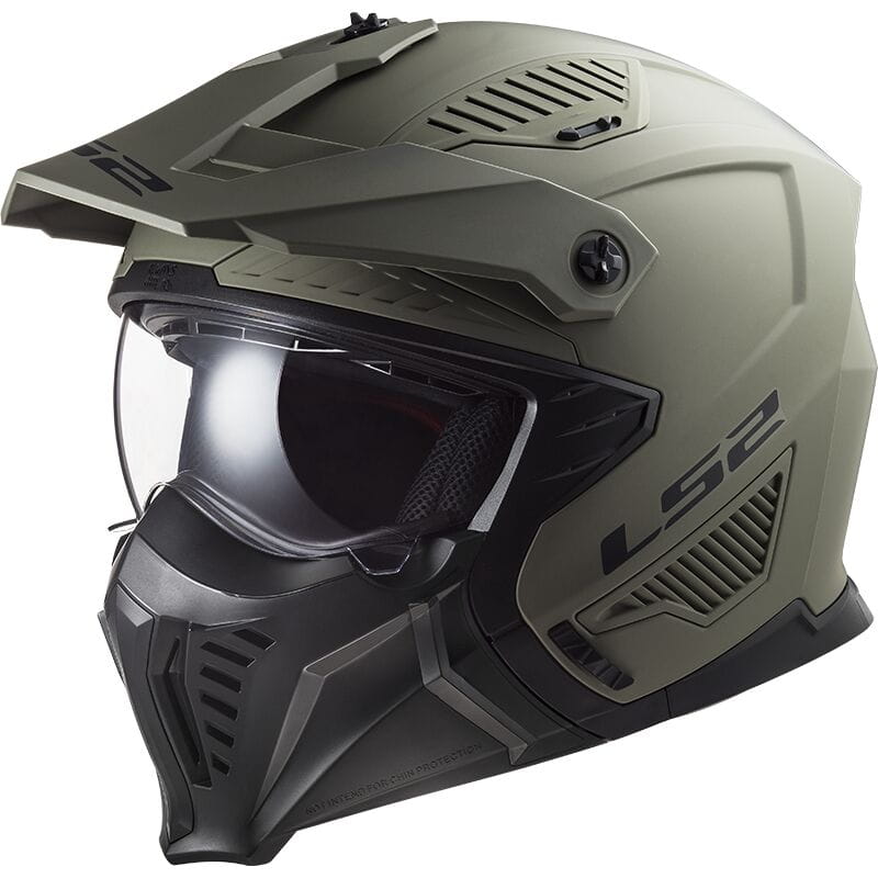 LS2 OF606 DRIFTER SOLID MATT SAND - 06 KASK MOTOCYKLOWY SZCZĘKOWY (S)