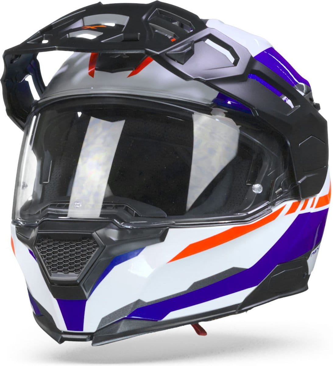 KASK MOTOCYKLOWY NEXX X.VILIJORD CONTINENTAL WHITE BLUE RED (L)