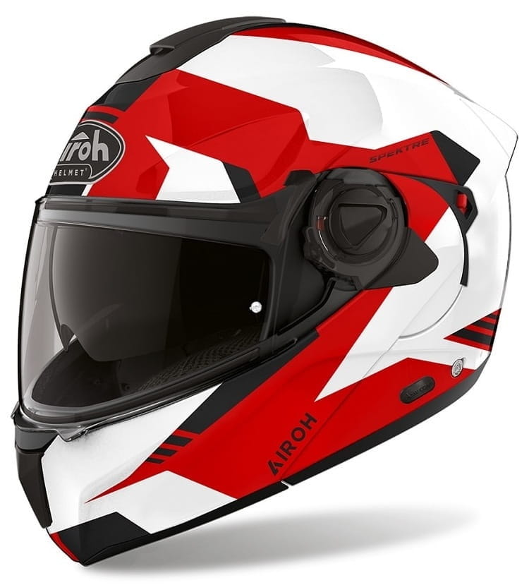 AIROH SPECKTRE CLEVER RED GLOSS KASK MOTOCYKLOWY SZCZĘKOWY (L)