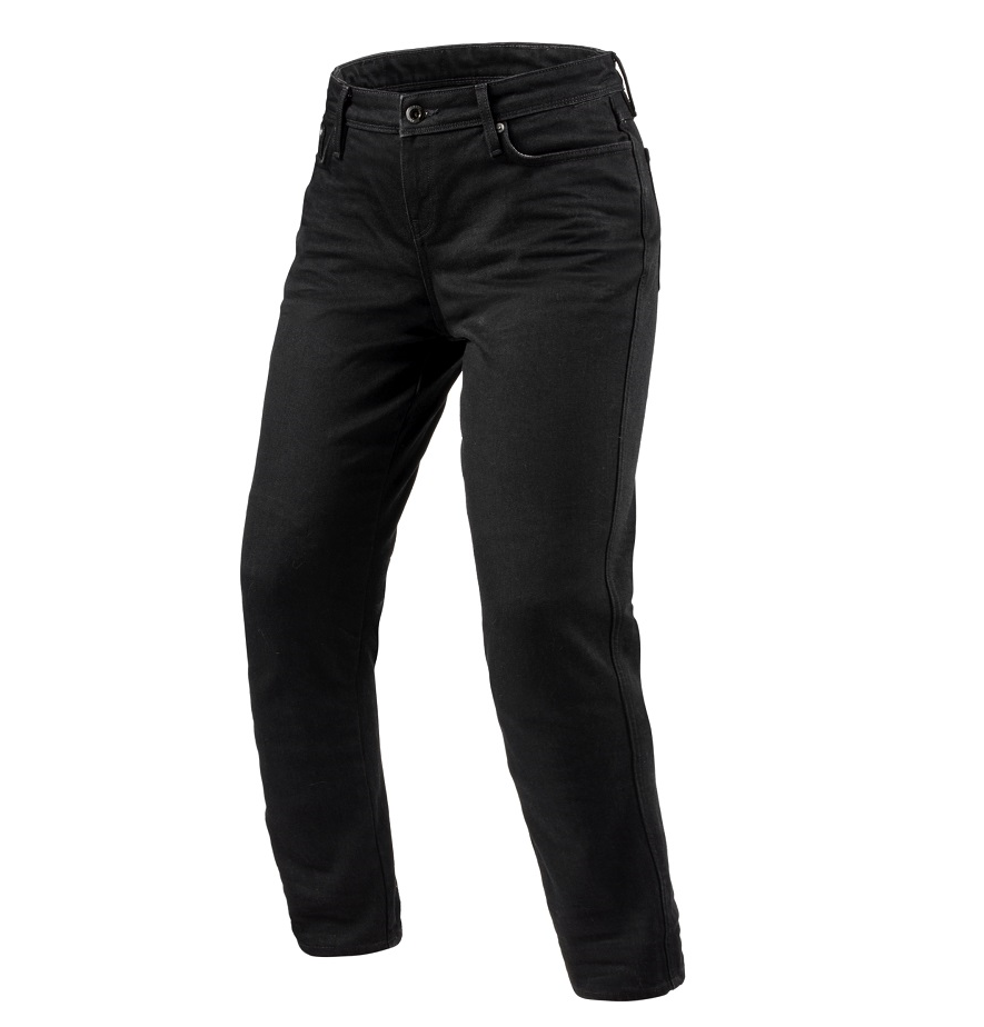 REV'IT JEANS VIOLET LADY BF SPODNIE MOTOCYKLOWE DAMSKIE CZARNE (24, 32)