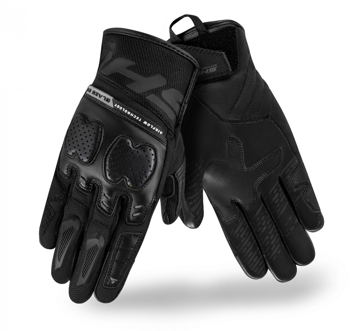 SHIMA BLAZE 2.0 MEN CZARNE RĘKAWICE MOTOCYKLOWE MĘSKIE KRÓTKIE (3XL)