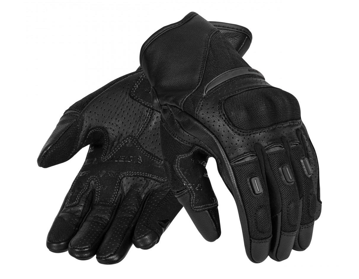 SECA AXIS MESH II RĘKAWICE MOTOCYKLOWE MĘSKIE KRÓTKIE CZARNE (3XL)