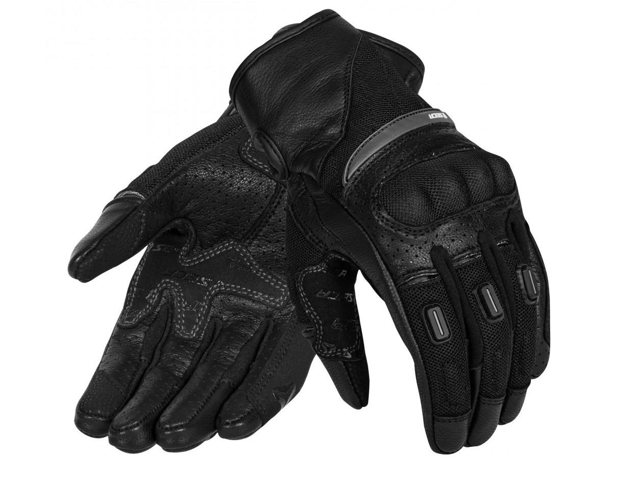 SECA AXIS MESH II RĘKAWICE MOTOCYKLOWE DAMSKIE KRÓTKIE CZARNE (L)