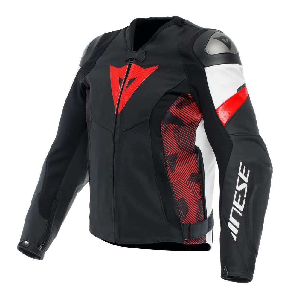DAINESE AVRO 5 KURTKA MOTOCYKLOWA MĘSKA CZARNA CZERWONA (46)
