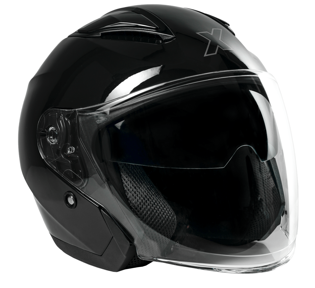 ROXAR ORLANDO EVO KASK MOTOCYKLOWY OTWARTY CZARNY (S)