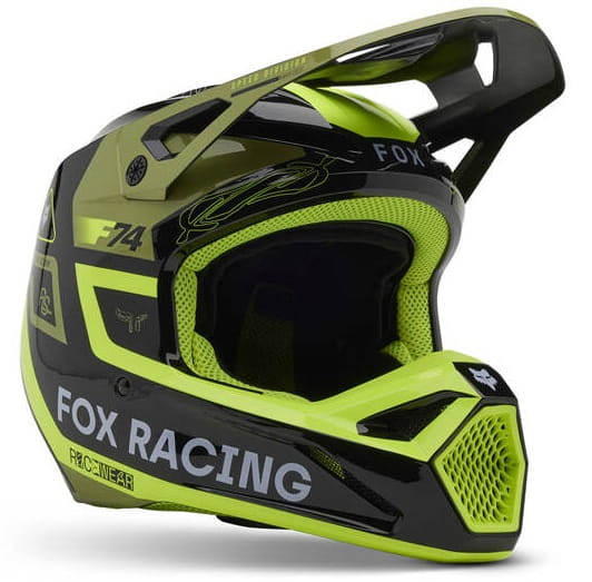 FOX V1 RACE SPEC PALE KASK MOTOCYKLOWY ENDURO ZIELONY (M)