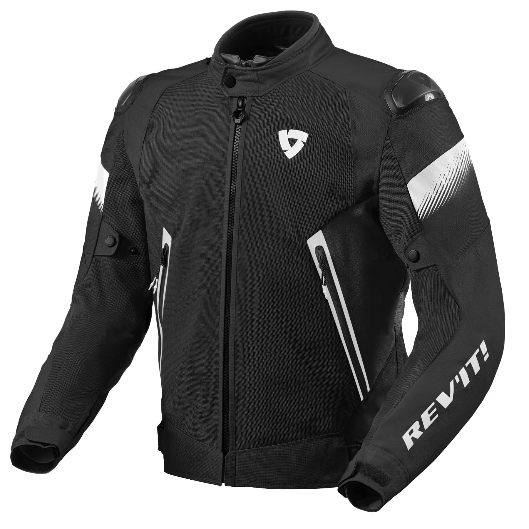 Kurtka REV'IT CONTROL AIR H2O Black White (3XL)