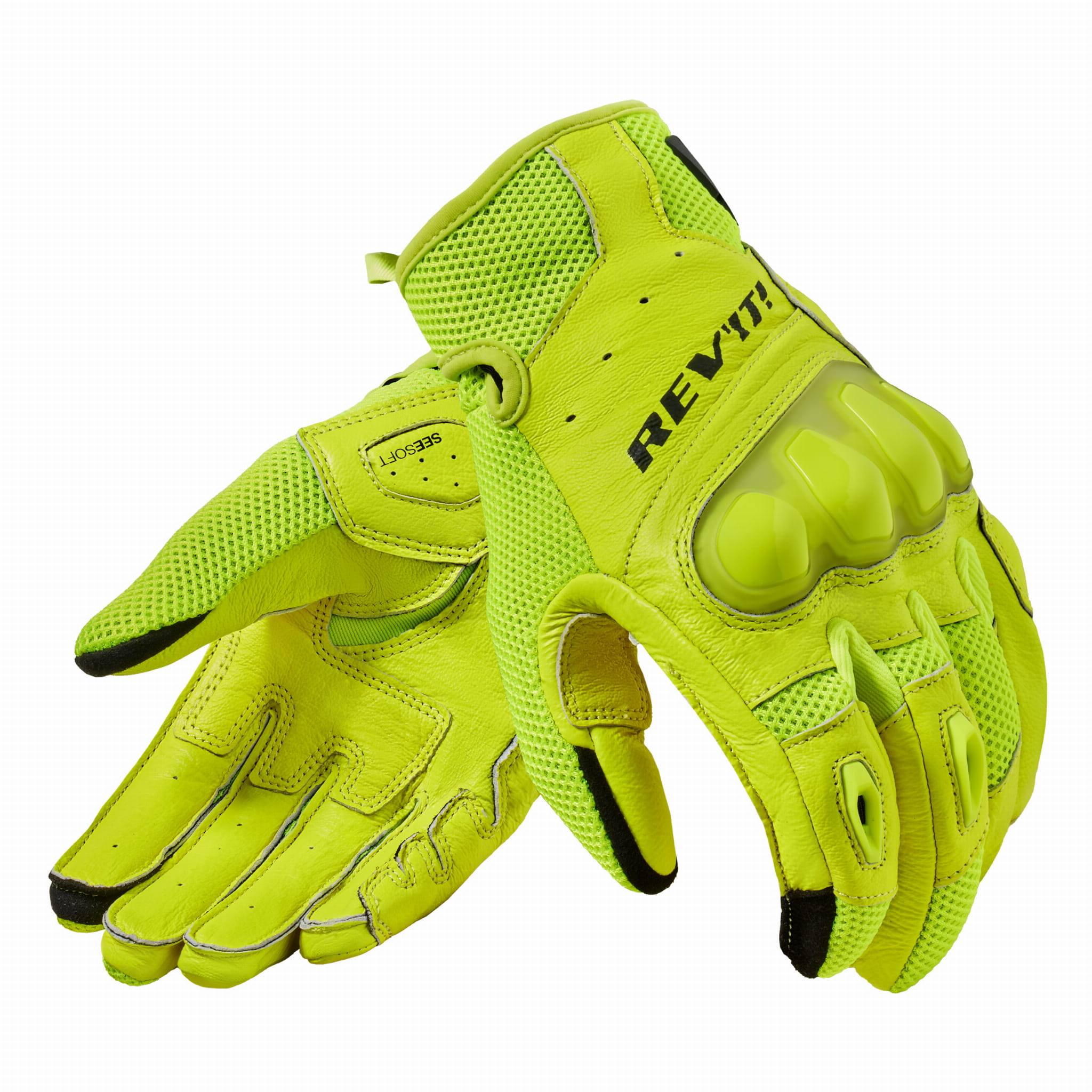 REV'IT RITMO FLUO YELLOW RĘKAWICE MOTOCYKLOWE (3XL)