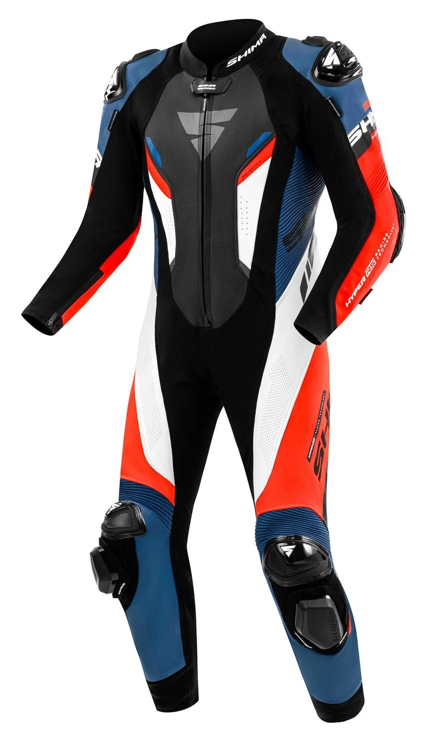 SHIMA HYPER-RS KOMBINEZON MOTOCYKLOWY JEDNOCZĘŚCIOWY WHITE BLUE (46)