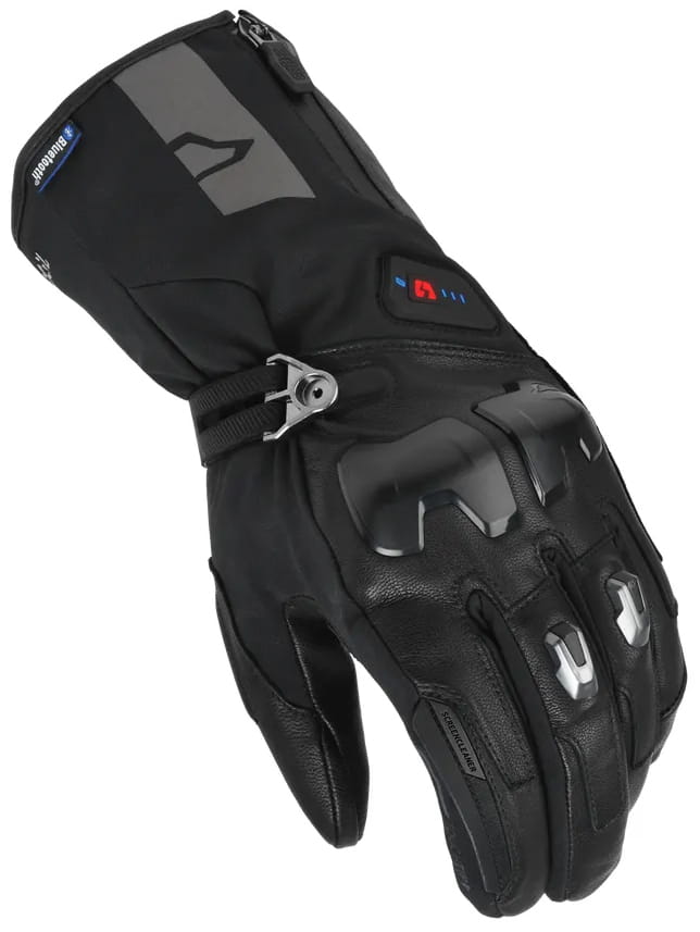 MACNA PROGRESS 2.0 RTX HEATED RĘKAWICE MOTOCYKLOWE MĘSKIE CZARNE (L)