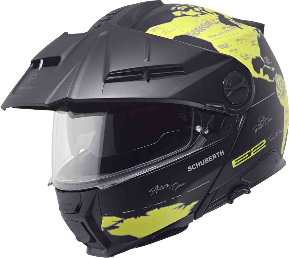 SCHUBERTH E2 ATLAS YELLOW KASK MOTOCYKLOWY SZCZĘKOWY ŻÓŁTY (M)