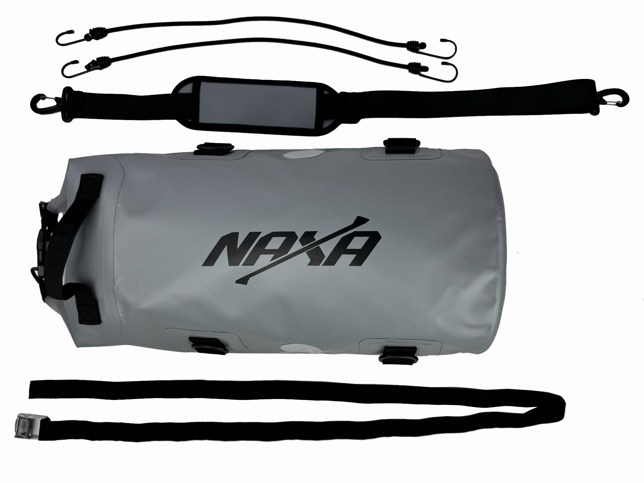 NAXA GREY TORBA MOTOCYKLOWA ROLLBAG (20L)