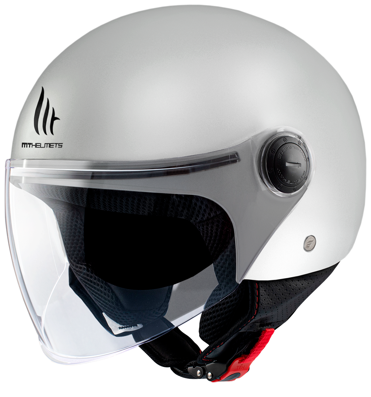 MT STREET S WHITE KASK MOTOCYKLOWY OTWARTY JET (L)
