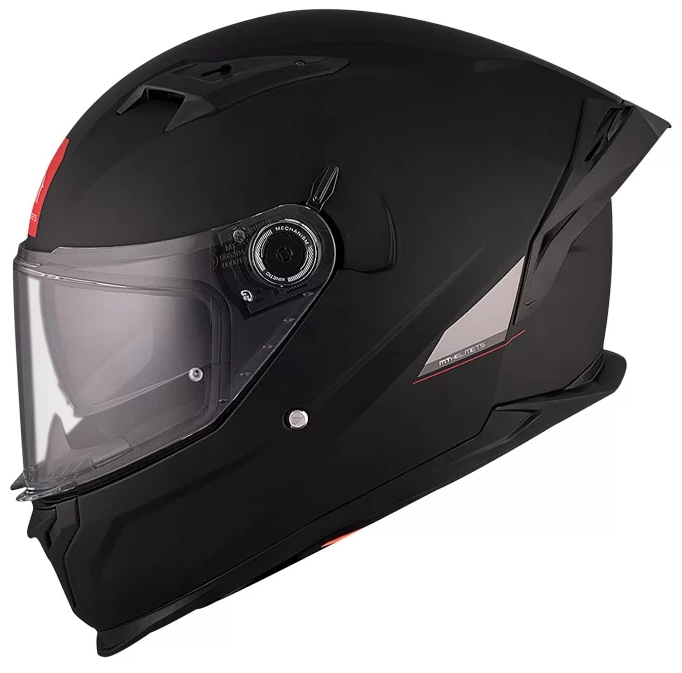 MT BRAKER SV SOLID BLACK MATT KASK MOTOCYKLOWY INTEGRALNY (L)