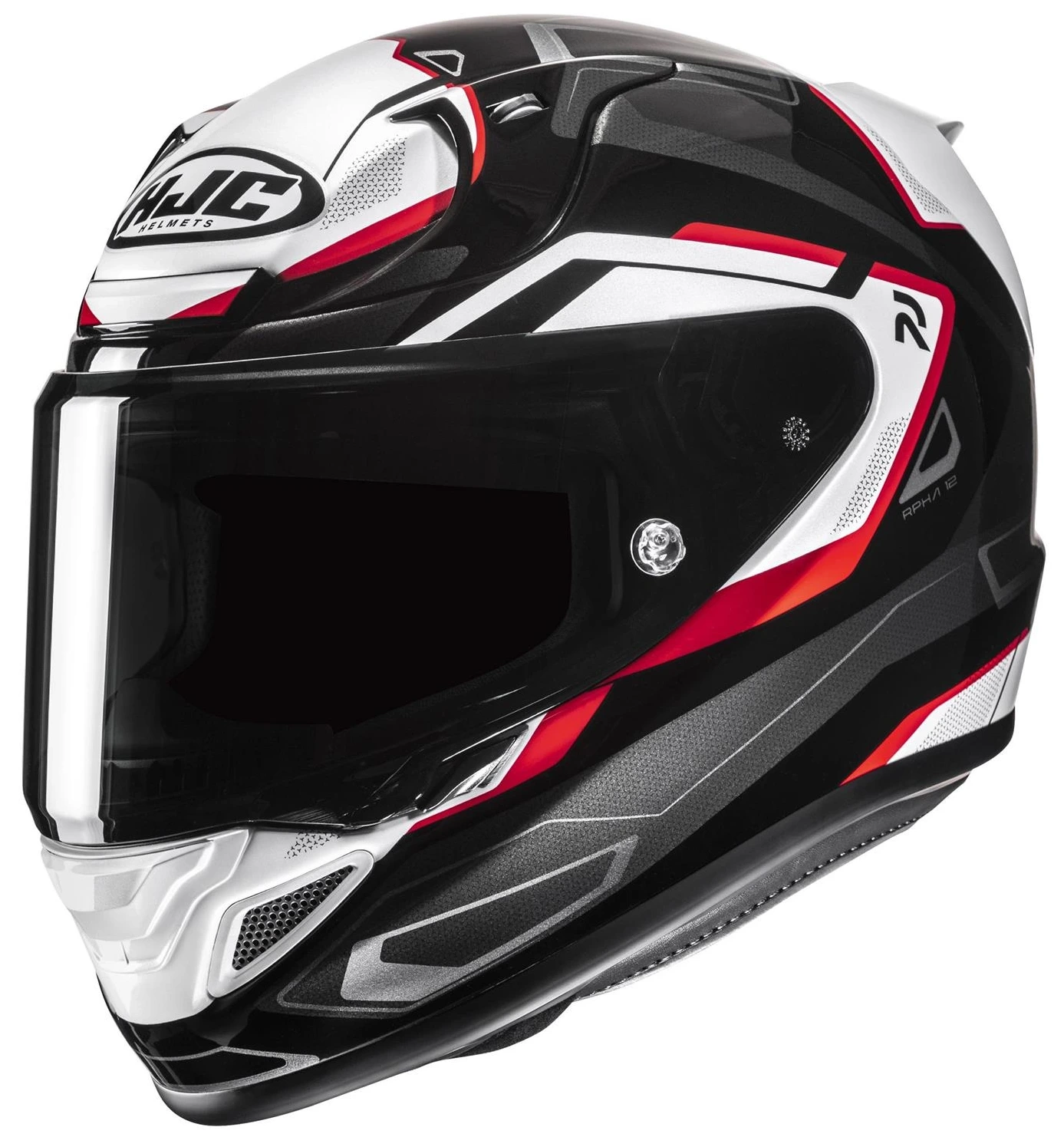 HJC RPHA12 BRELS BLACK WHITE KASK MOTOCYKLOWY INTEGRALNY (L)