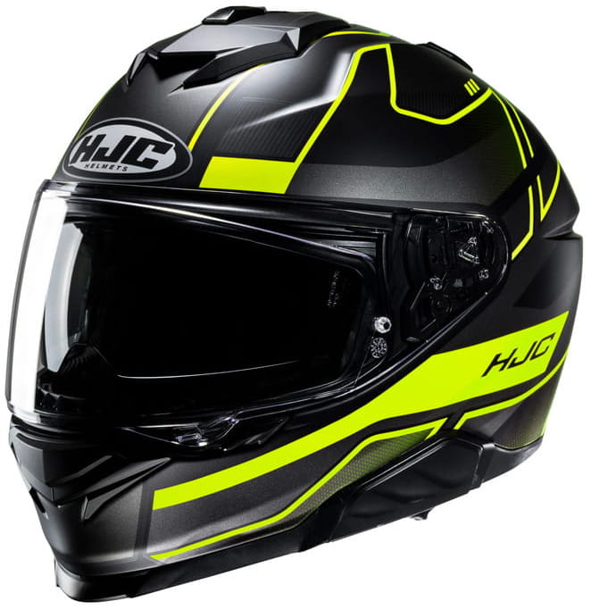 HJC I71 IORIX BLACK YELLOW KASK MOTOCYKLOWY INTEGRALNY (L)
