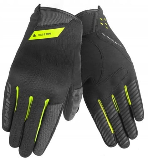 SHIMA ONE EVO RĘKAWICE MOTOCYKLOWE MĘSKIE KRÓTKIE FLUO (L)