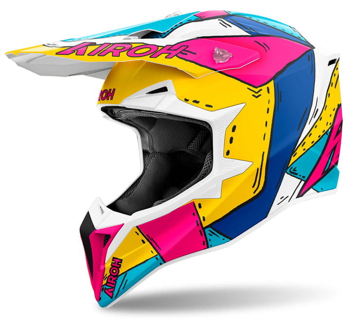 AIROH WRAAAP PAINT MATT KASK MOTOCYKLOWY CROSS ENDURO (L)