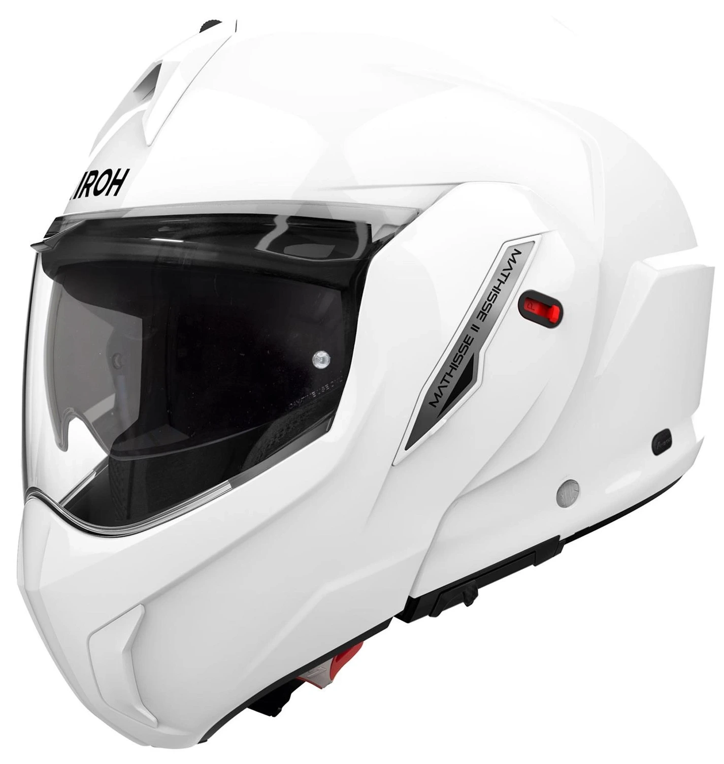 AIROH MATHISSE II COLOR WHITE GLOSS KASK MOTOCYKLOWY SZCZĘKOWY (L)
