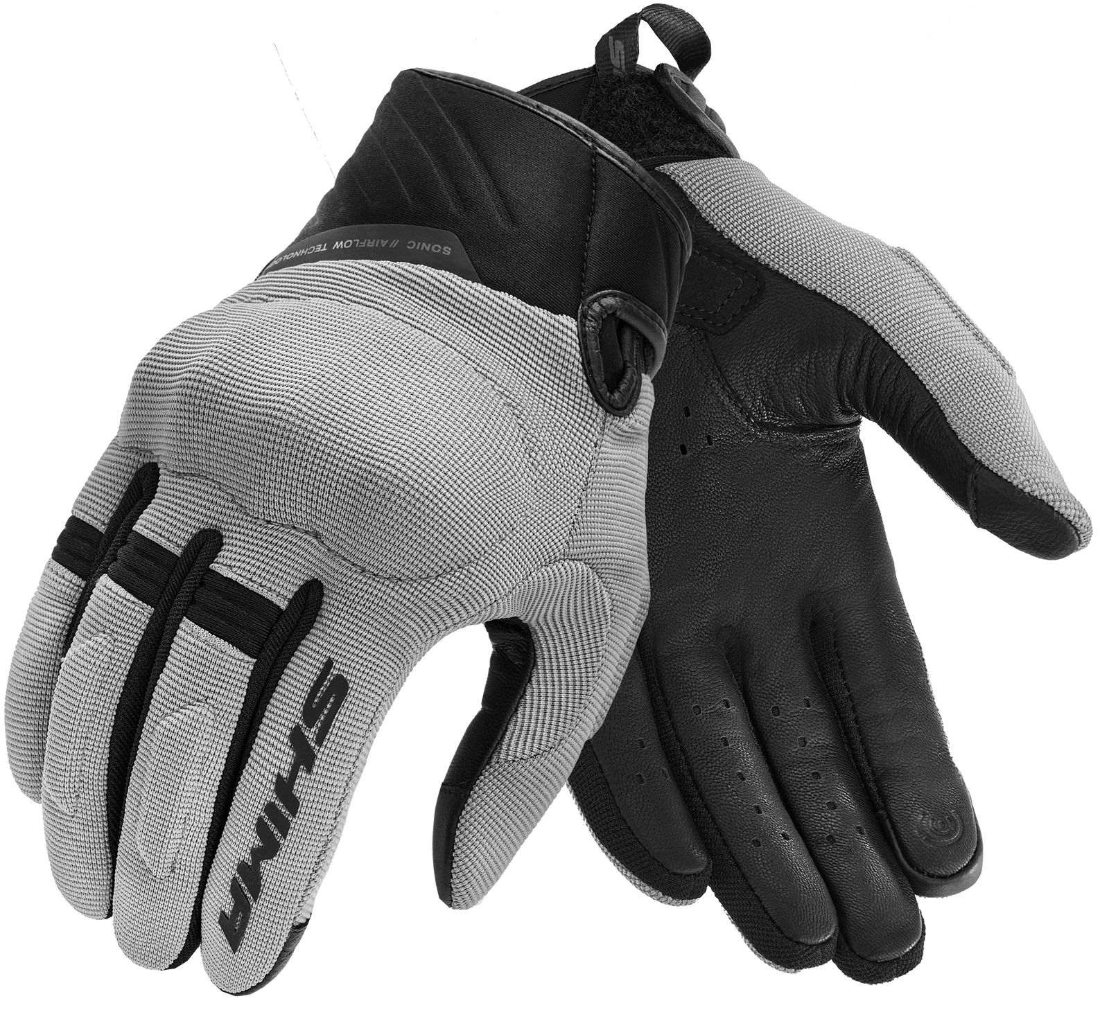 SHIMA SONIC GREY RĘKAWICE MOTOCYKLOWE MĘSKIE KRÓTKIE (3XL)