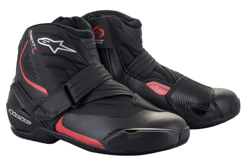 ALPINESTARS SMX-1 R V2 BLACK RED BUTY MOTOCYKLOWE KRÓTKIE (41)