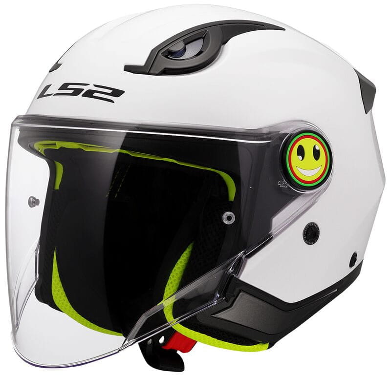 LS2 OF622 FUNNY II SOLID WHITE KASK MOTOCYKLOWY OTWARTY JET (L)