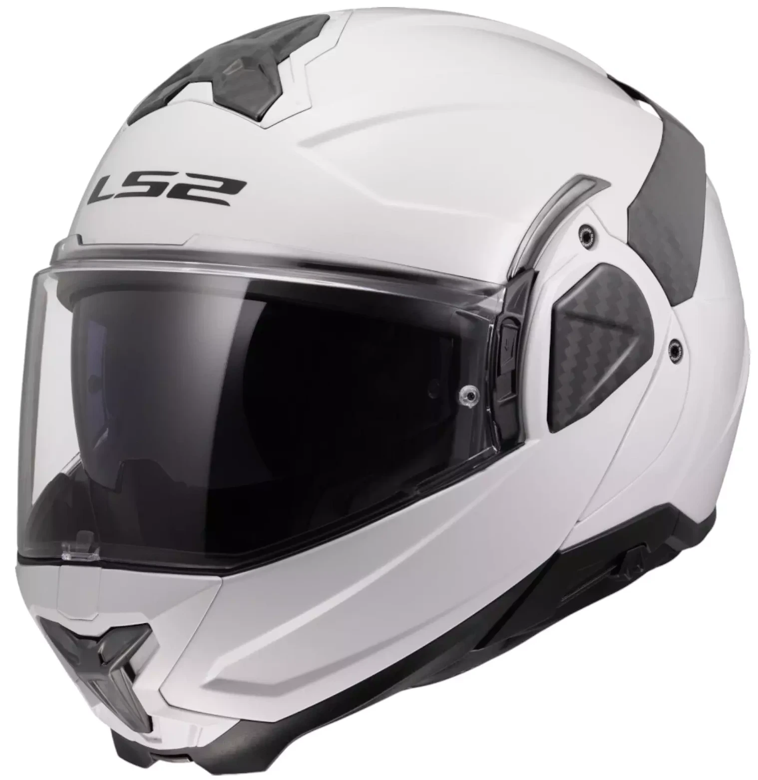 LS2 FF910 ADVANT II SOLID WHITE KASK MOTOCYKLOWY SZCZĘKOWY (XXL)