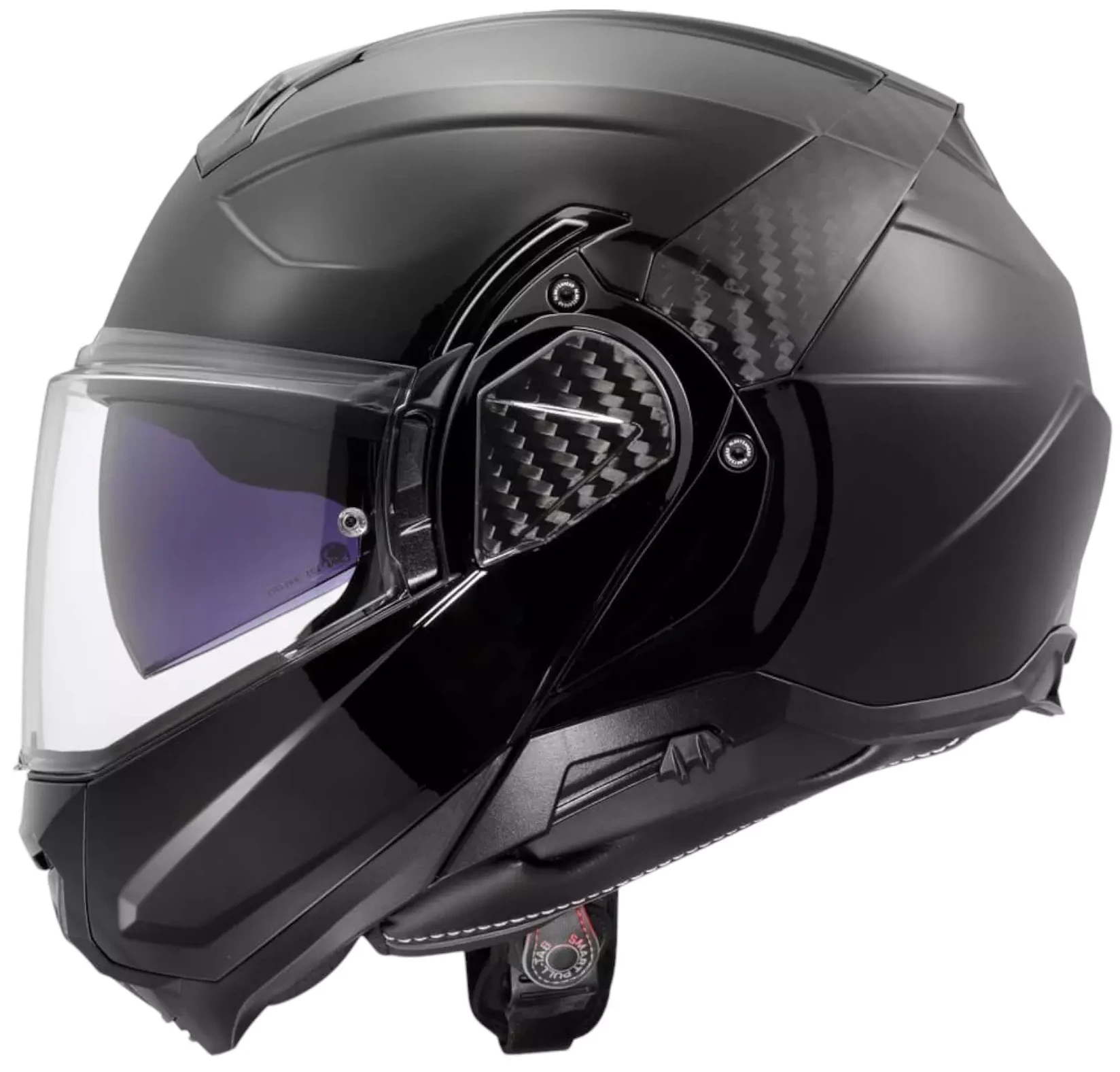 LS2 FF910 ADVANT II SOLID BLACK KASK MOTOCYKLOWY SZCZĘKOWY (L)