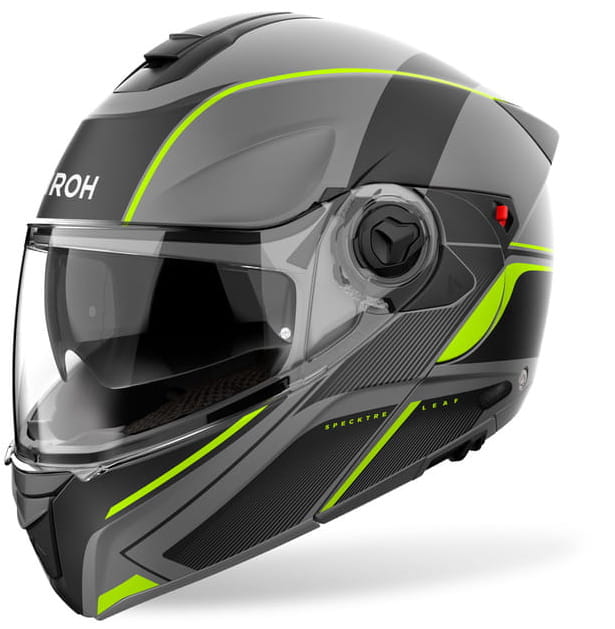 AIROH SPECKTRE LEAF YELLOW MATT KASK MOTOCYKLOWY SZCZĘKOWY (L)