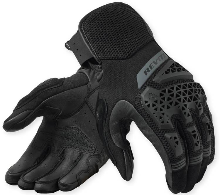 REV'IT SAND 5 BLACK RĘKAWICE MOTOCYKLOWE TURYSTYCZNE (3XL)