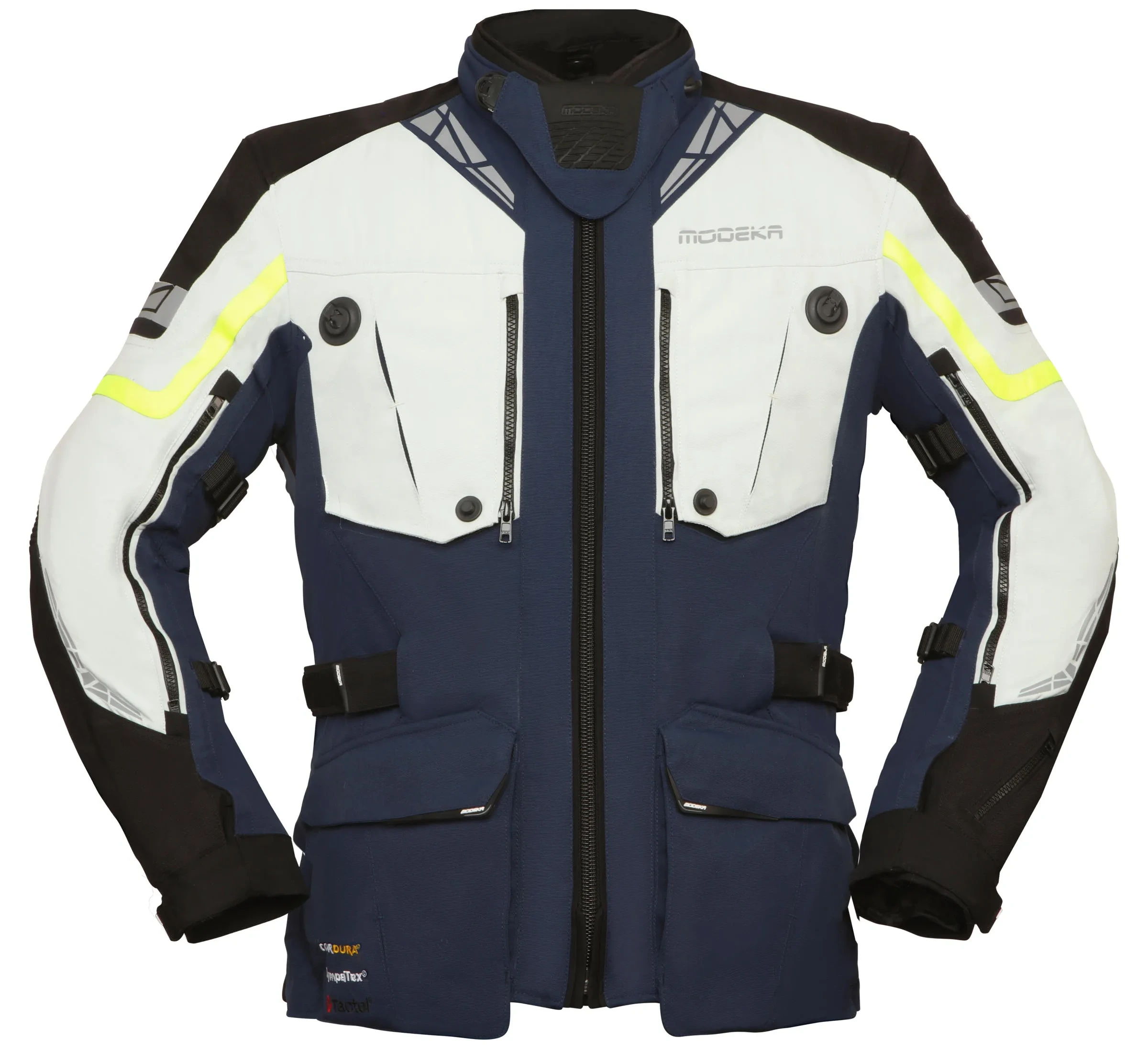 MODEKA PANAMERICANA II BLUE GREY KURTKA MOTOCYKLOWA TEKSTYLNA (L)