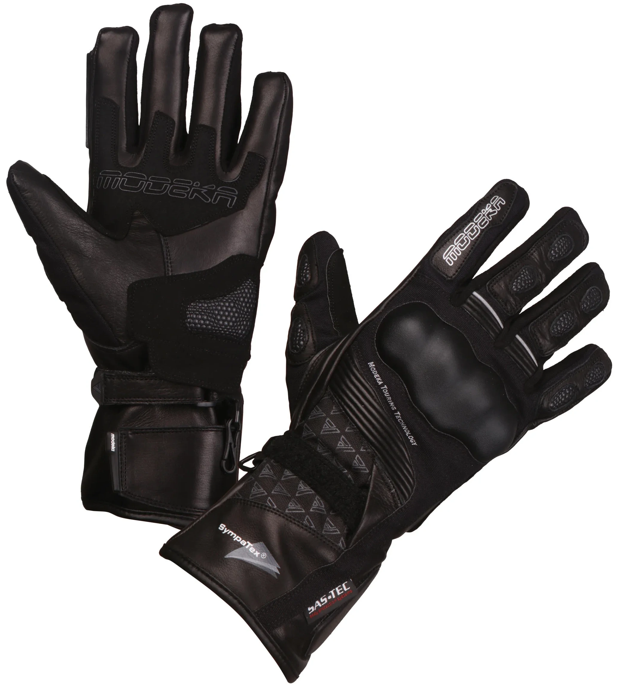 MODEKA PANAMERICANA BLACK RĘKAWICE MOTOCYKLOWE TURYSTYCZNE (10)
