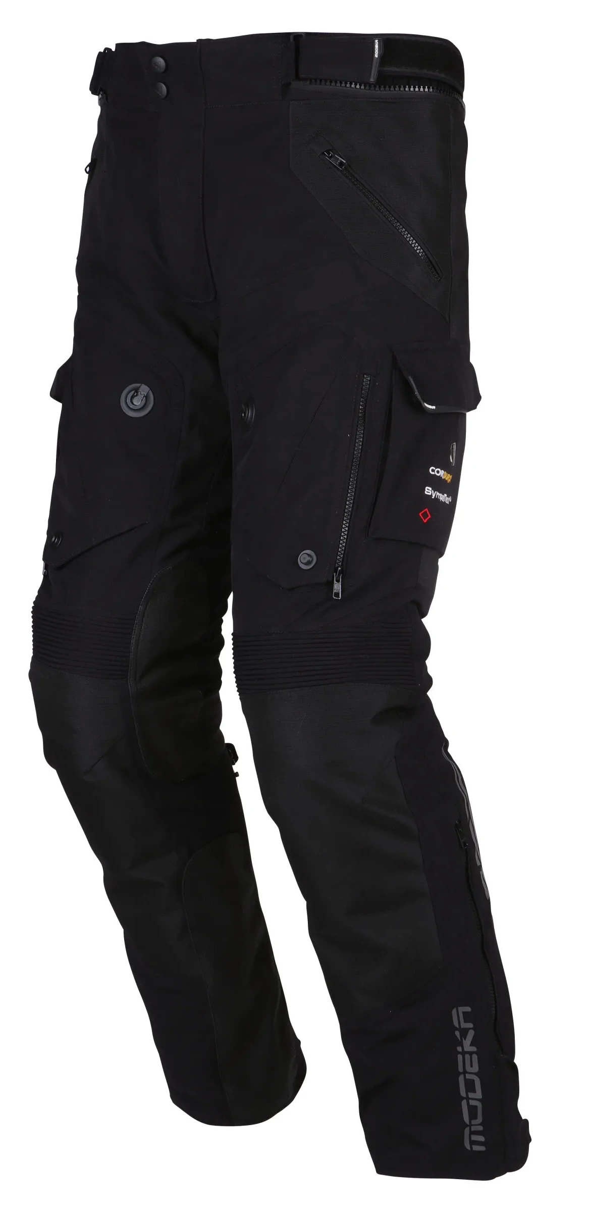 MODEKA PANAMERICANA II BLACK SPODNIE MOTOCYKLOWE TEKSTYLNE (L)