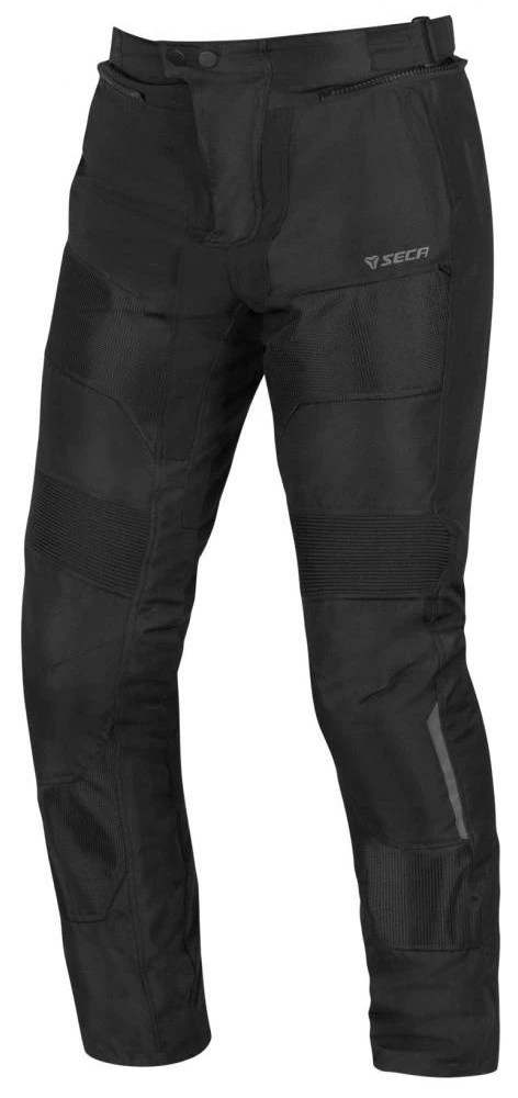 SECA HYBRID III BLACK SPODNIE MOTOCYKLOWE TEKSTYLNE MĘSKIE (3XL)