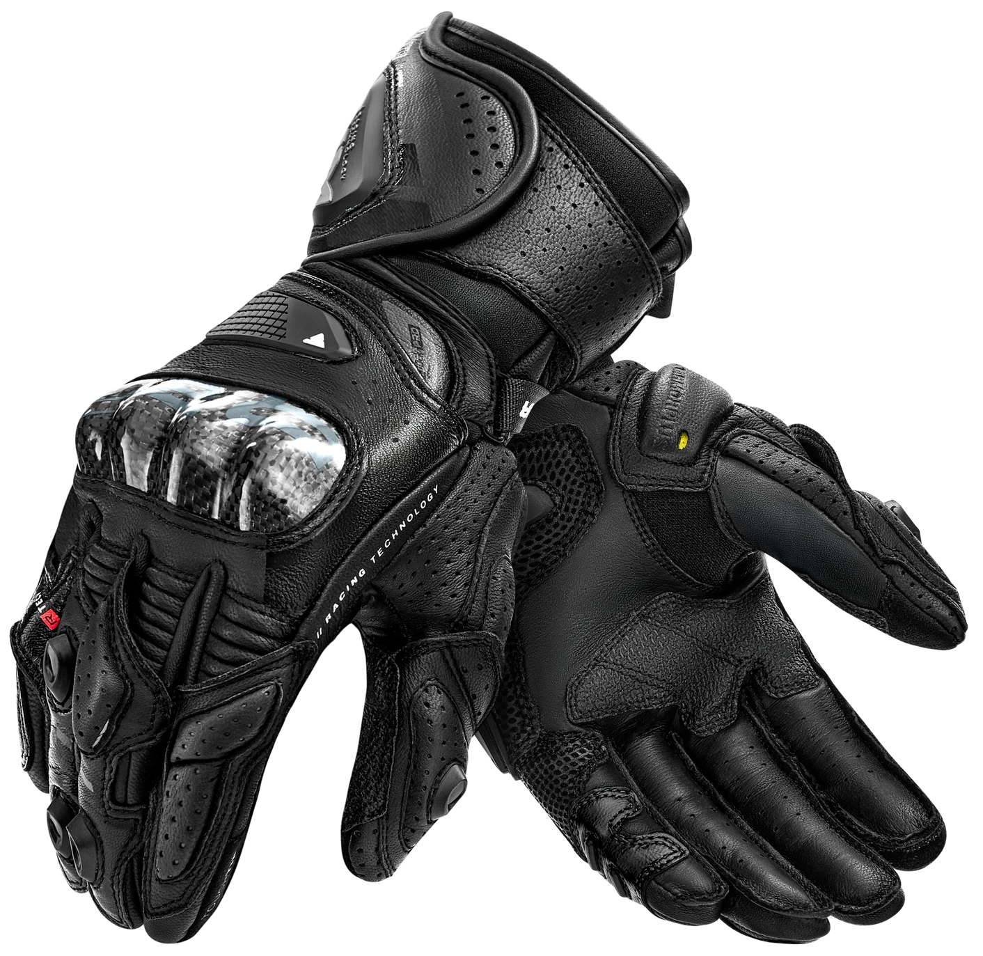 SHIMA RS-3 MEN BLACK RĘKAWICE MOTOCYKLOWE SPORTOWE MĘSKIE (3XL)