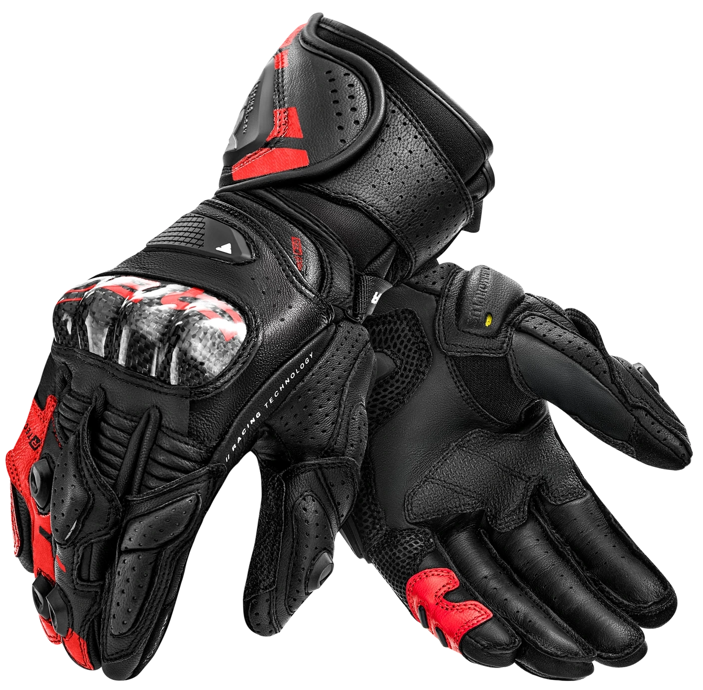 SHIMA RS-3 MEN RED RĘKAWICE MOTOCYKLOWE SPORTOWE MĘSKIE (3XL)