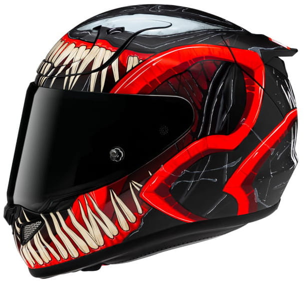 HJC RPHA12 VENOM 3 MARVEL BLACK RED KASK MOTOCYKLOWY INTEGRALNY (L)