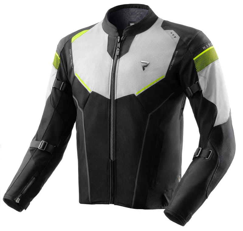 REBELHORN HIFLOW V BLACK GREY YELLOW KURTKA MOTOCYKLOWA TEKSTYLNA (M)