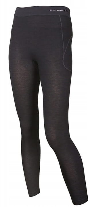 BRUBECK ACTIVE WOOL LADY BLACK SPODNIE TERMOAKTYWNE DAMSKIE (L)