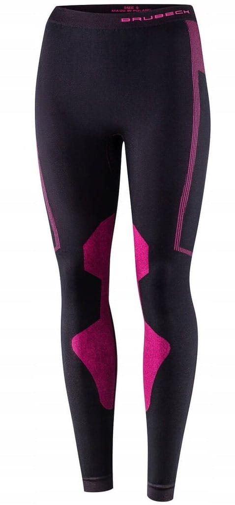 BRUBECK DRY LADY BLACK FUCHSIA SPODNIE TERMOAKTYWNE DAMSKIE (L)