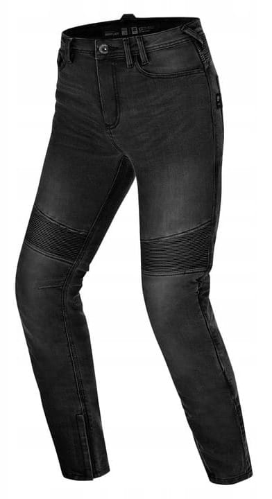 SHIMA ZENITH LADY BLACK JEANSY SPODNIE MOTOCYKLOWE DAMSKIE (26, 32)