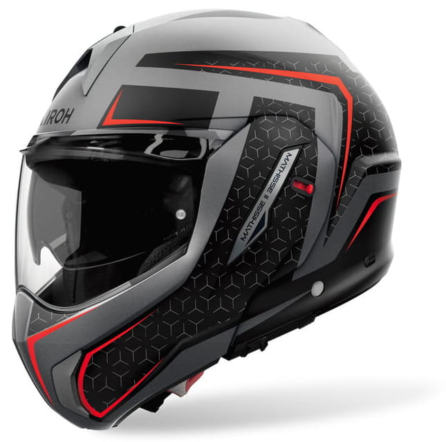 AIROH MATHISSE II MAGNET MATT KASK MOTOCYKLOWY SZCZĘKOWY (L)