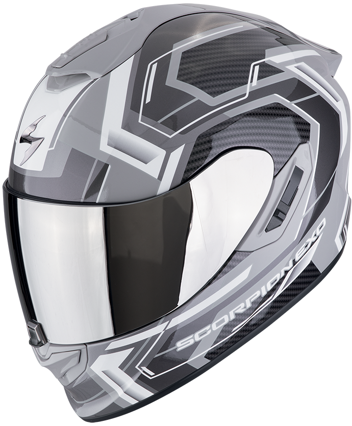 SCORPION EXO-1400 EVO II AIR LINART GREY KASK MOTOCYKLOWY INTEGRALNY (S)