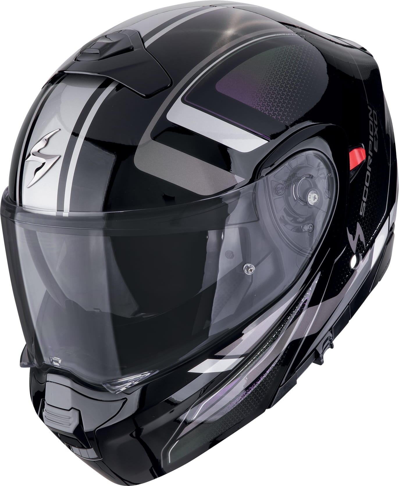 SCORPION EXO-930 EVO AIR ARDENS BLACK CHAMELEON KASK MOTOCYKOWY (L)