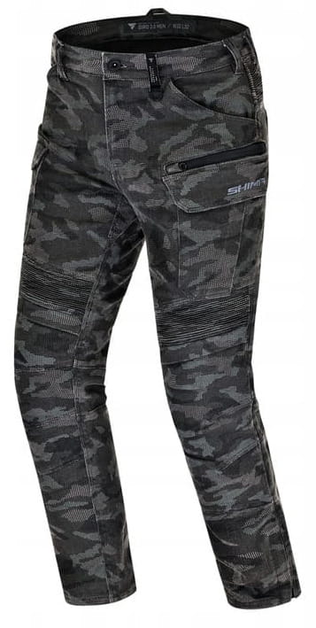 JEANSY SHIMA GIRO 3.0 MEN CAMO SPODNIE MOTOCYKLOWE MĘSKIE (40, 32)