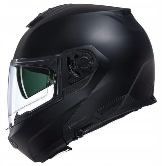 NOLAN N100-6 CLASSICO N-COM BLACK MATT KASK MOTOCYKLOWY SZCZĘKOWY (L)