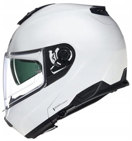NOLAN N100-6 CLASSICO N-COM WHITE KASK MOTOCYKLOWY SZCZĘKOWY (L)