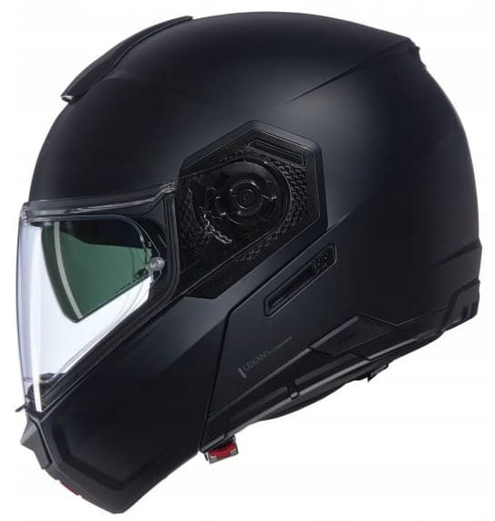NOLAN N90.3 CLASSICO N-COM 06 BLACK MATT KASK MOTOCYKLOWY SZCZĘKOWY (L)