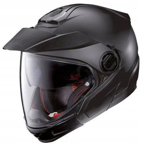 NOLAN N40.5 GT CLASSIC N-COM BLACK MATT KASK MOTOCYKLOWY SZCZĘKOWY (L)